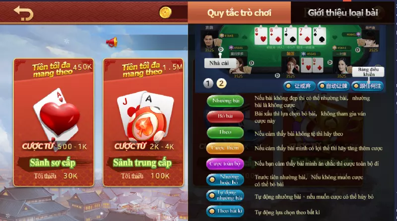 Hướng dẫn chơi Poker Texas Cf68 club cho người mới bắt đầu