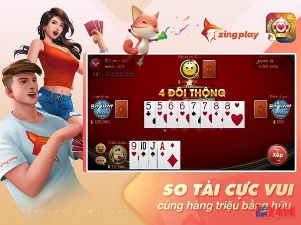 Game đánh bài với bạn bè tại ZingPlay đảm bảo uy tín và chất lượng