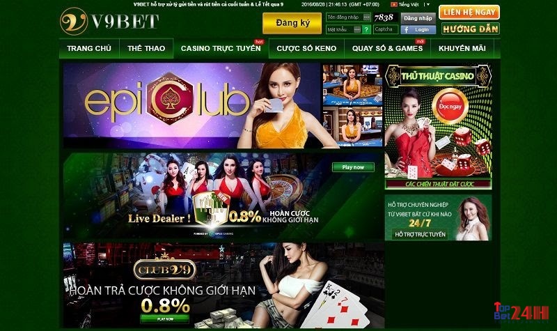 Sản phẩm ở trang web v9bet luôn chất lượng