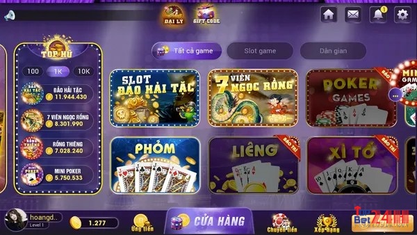 Game nổ hũ đổi thưởng uy tín Ngon.club