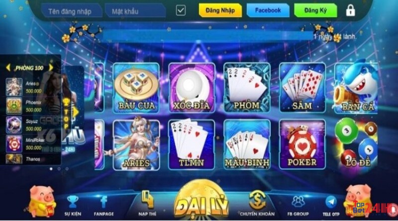 Game B88 cá cược với đa dạng thể loại