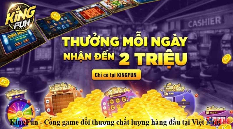 Game đổi thưởng Club KINGFUN có nhiều khuyến mãi hấp dẫn