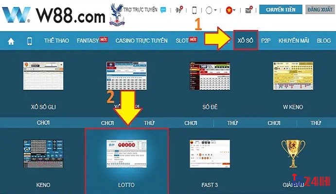  Giải trí game lô tô cùng W88 mang đến cơ hội nhận tiền thưởng cực cao 