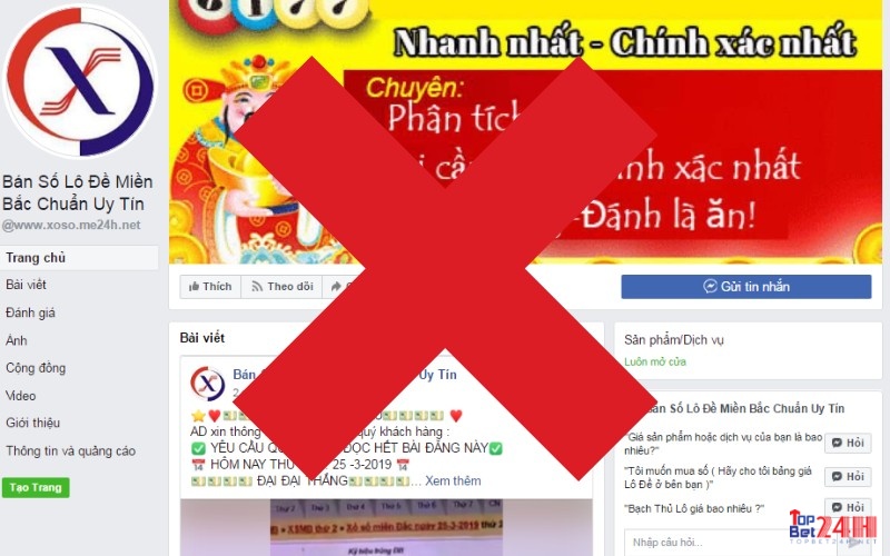 Dấu hiệu của một trang web soi cau lua dao