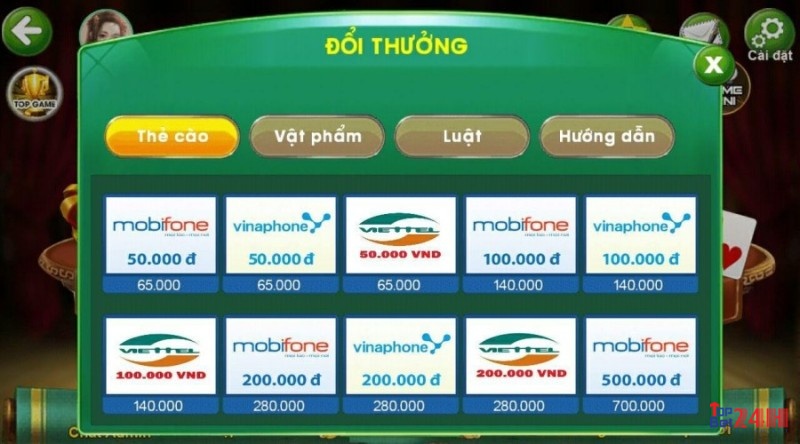 Game đánh bài đổi card điện thoại – Top 3 game bài ăn khách