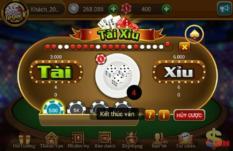 cổng game chơi tài xỉu