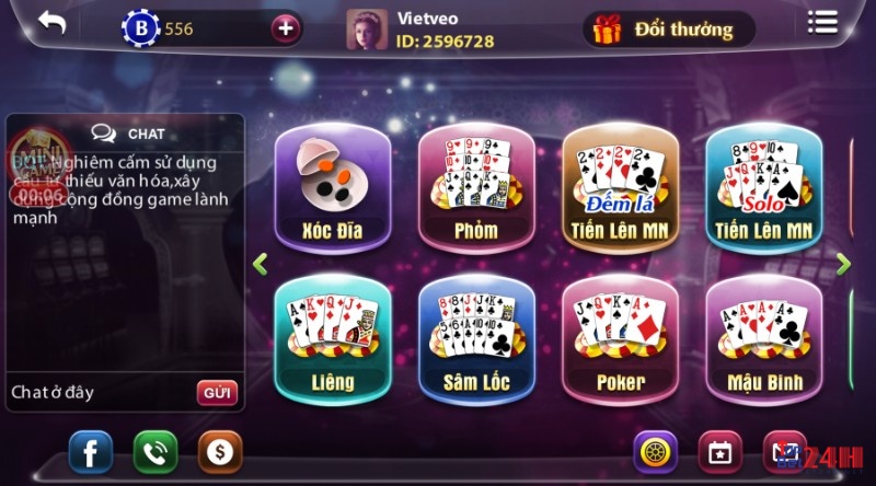 Nhất Loc doi thuong và một số game bài thú vị