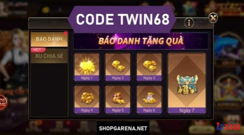 Twin68 tặng tiền miễn phí cho cược thủ