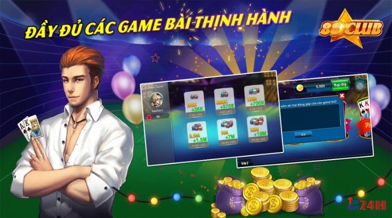 Game danh bai 88 club – Game bài hay, nhận ngay thưởng lớn