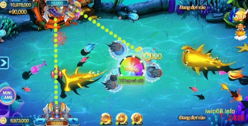 Tựa game bắn cá online trên web được yêu thích