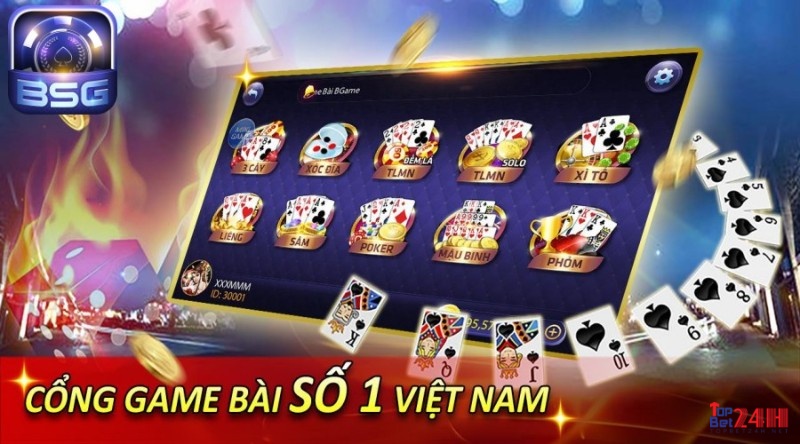 Kho game danh bai doi thuong BSG cực cháy