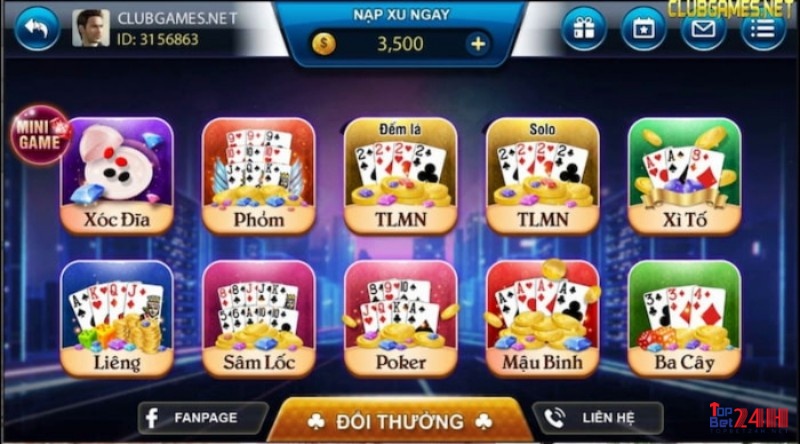 Kho game cược chất lượng của sân chơi Su 500 game bai doi thuong