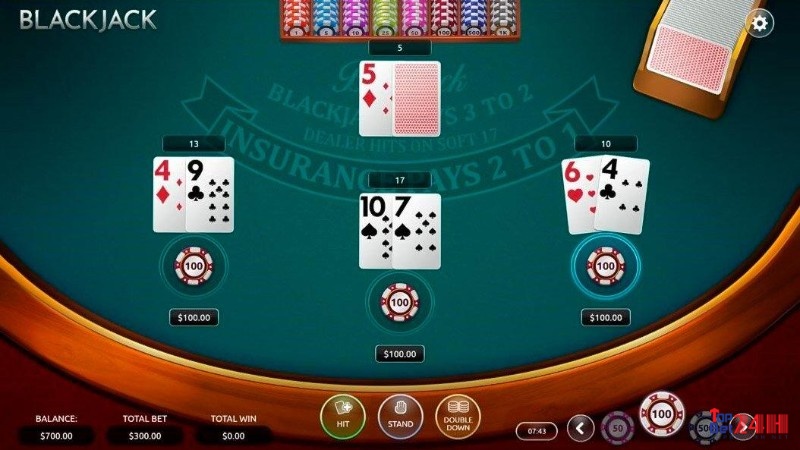 BlackJack là trò chơi có nhiều người chơi online - "Danh bai choi ngay"