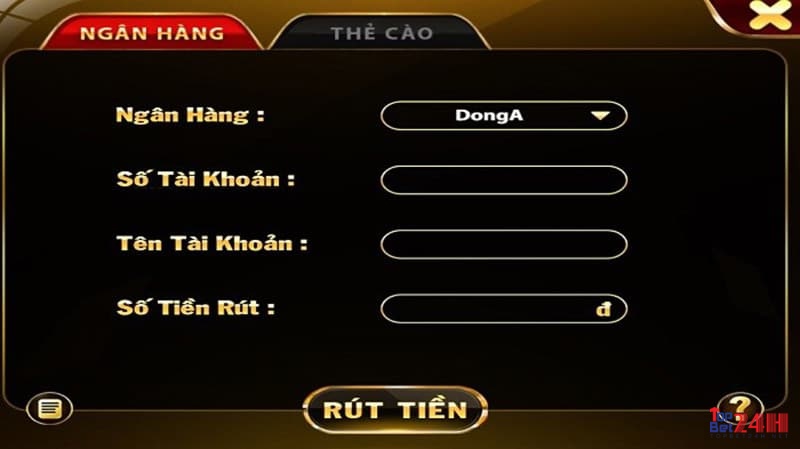 Hướng dẫn rút tiền thưởng