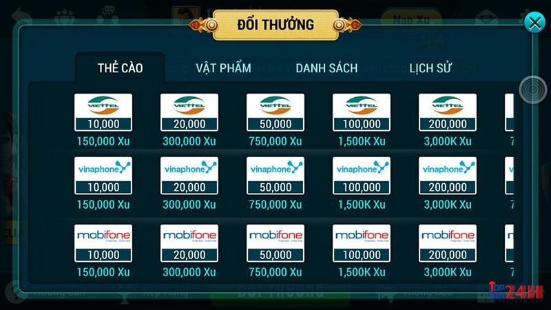 Game doi the cao nhanh nhat là những trò chơi tặng thưởng người chơi là các thẻ cào