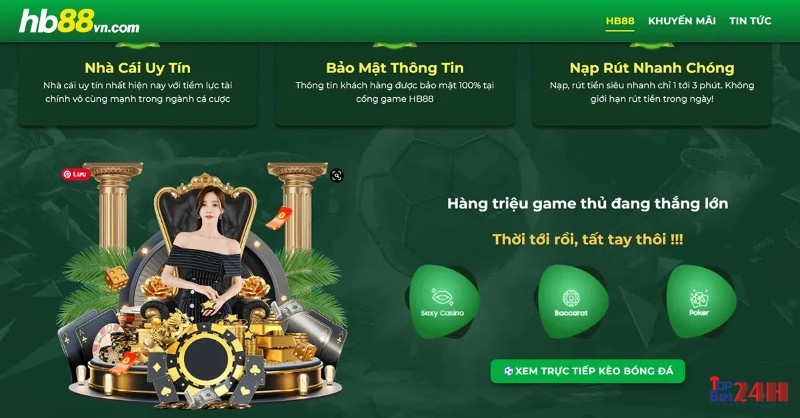 HB88 là cổng game bài VIP uy tín với số lượng người chơi đông đảo