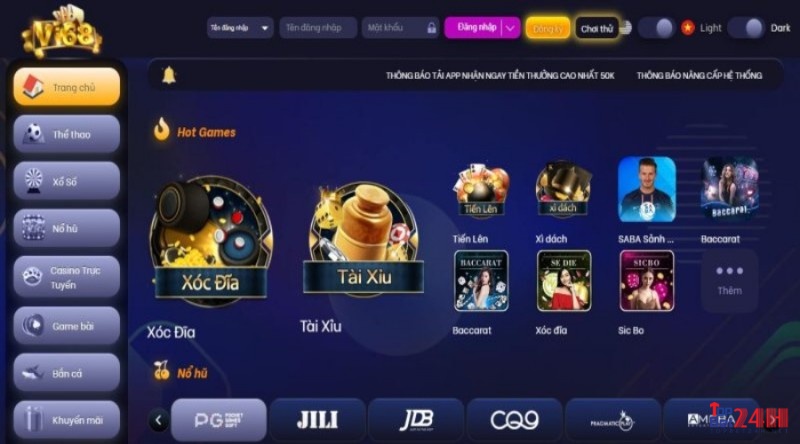 Vi68 sân chơi vip game bài đổi thưởng