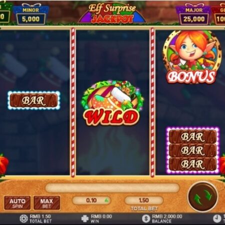 Game Slot Elf Surprise Jackpot: Slot với jackpot x100.000