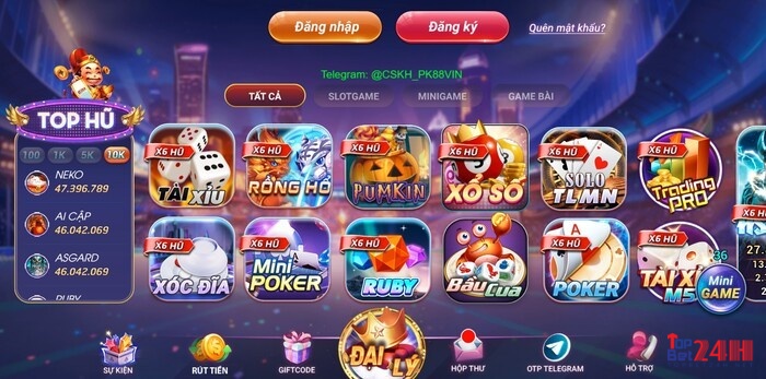 Game đa dạng phong phú anh em có thể tham khảo