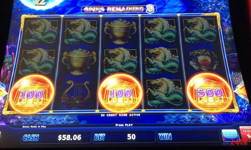 Các vòng quay trong slot Game D&L DEEP SEA MAGIC