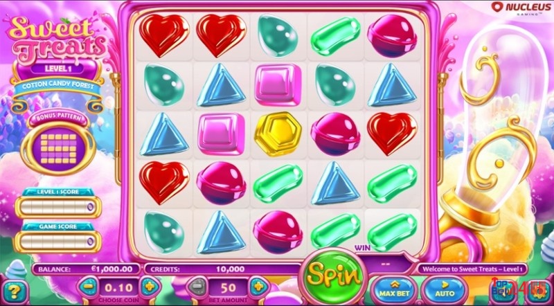 Giao diện chính của Game D&L SWEET TREAT