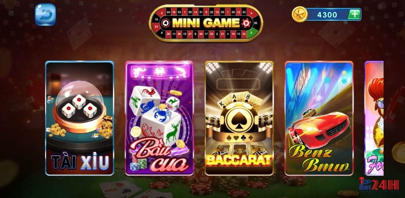  Mini Game hấp dẫn người chơi có tại BancaH5