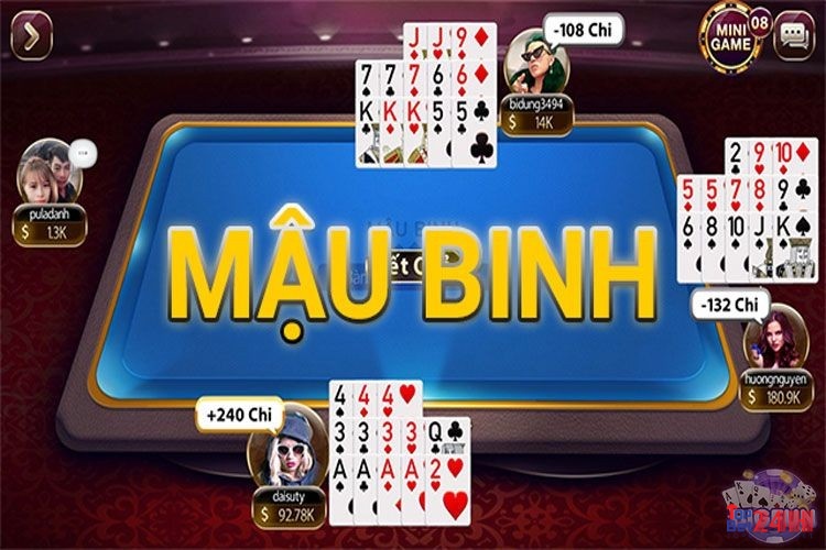 Mậu binh là game bài người chơi muốn thắng cần có kỹ năng và may mắn