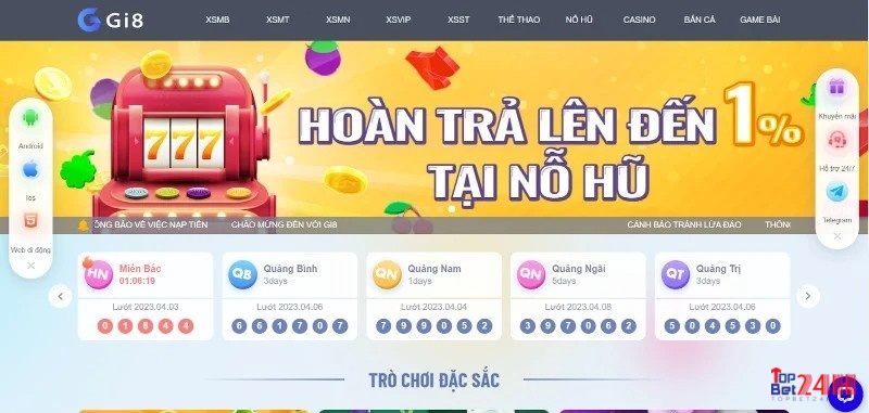 App chơi lô đề chất lượng Gi8