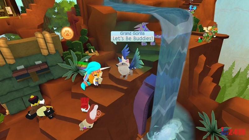 Đồ họa game Animal Jam đẹp mắt