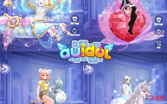 Au iDol SohaGame sở hữu nhiều bản hit và độc quyền tại Việt Nam và quốc tế