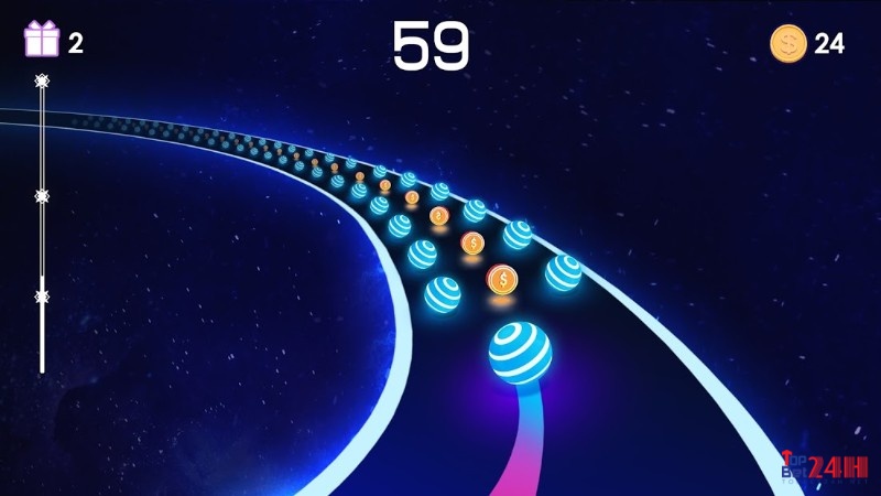 Game Dancing Road có đồ họa đẹp mắt đậm chất nghệ thuật