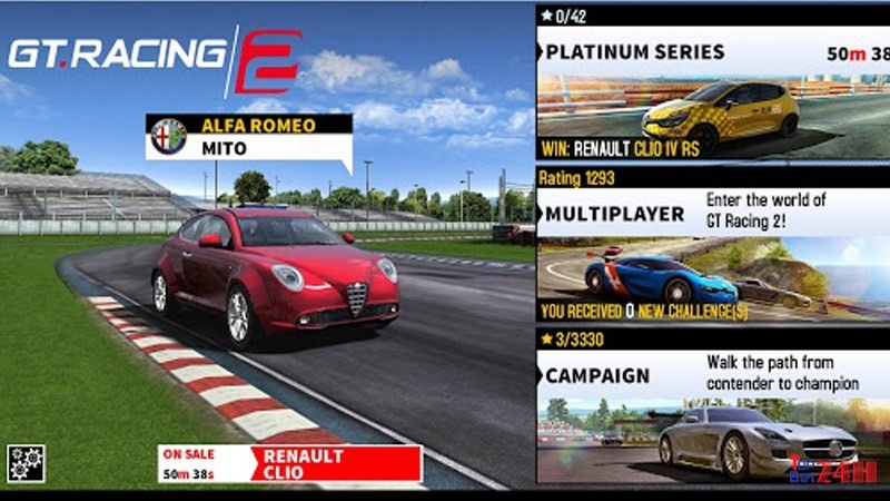 GT Racing 2 đa dạng nhiều loại xe phong phú