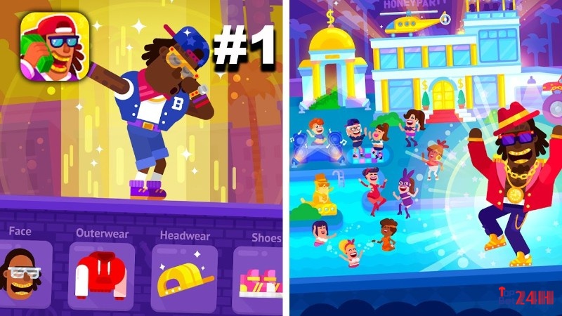 Game Partymasters có đồ họa đặc sắc và sinh động