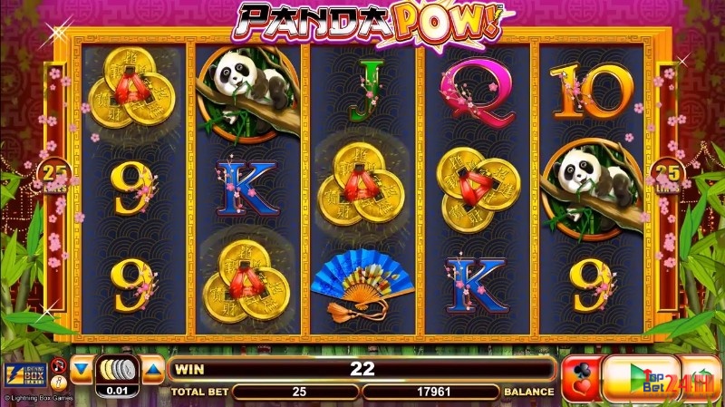 Cách chơi game slot PandaPow rất đơn giản