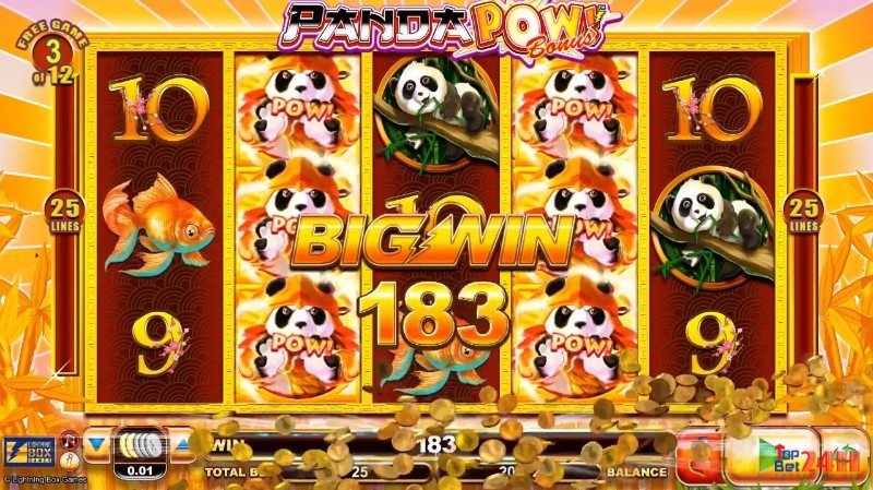 Có thể giành BIG WIN lên đến 183 khi chơi