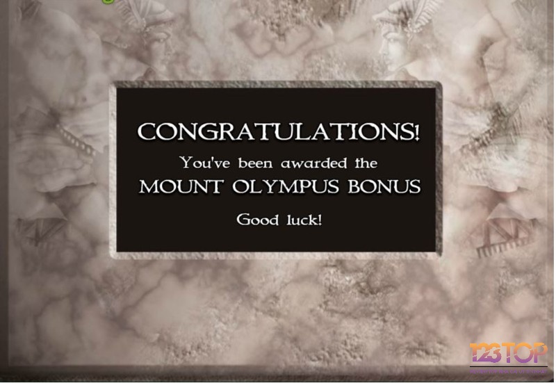 Mount Olympus Bonus giúp bạn có được khoản thưởng cao nhất gấp 500 lần hoặc Jackpot