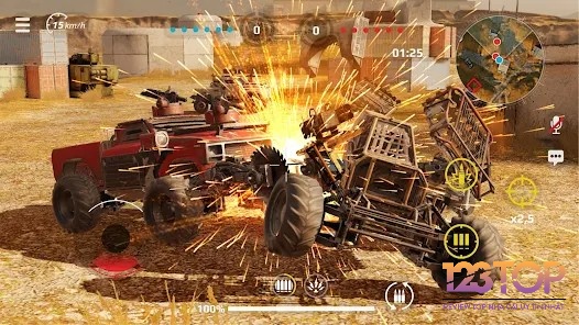 Đồ họa game Crossout Mobile vô cùng sống động