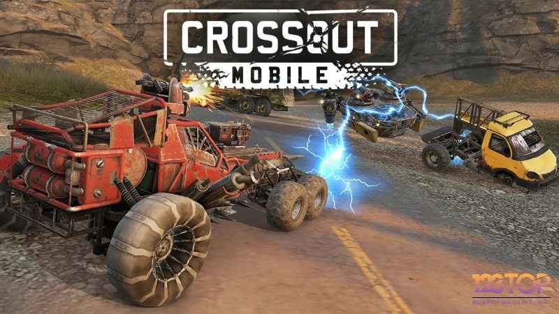 Game Crossout Mobile cho phép người chơi chế tạo những xe chiến đấu cực chất