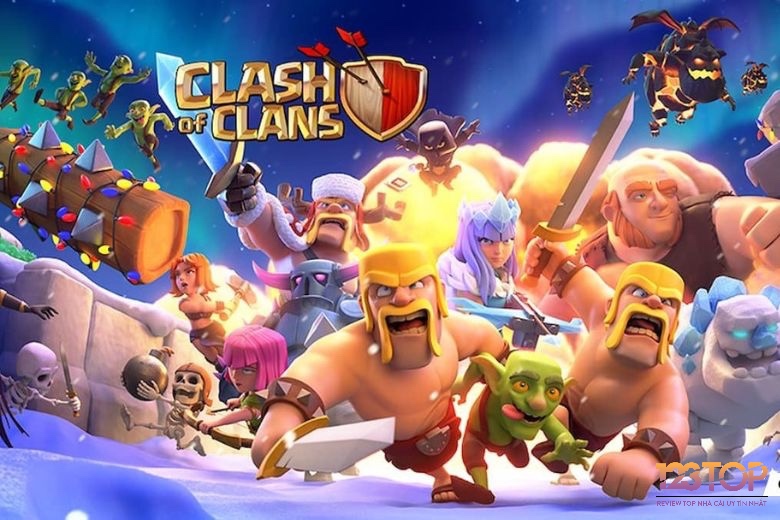 Clash of Clans luôn góp mặt trong danh sách top 5 game đế chế mobile