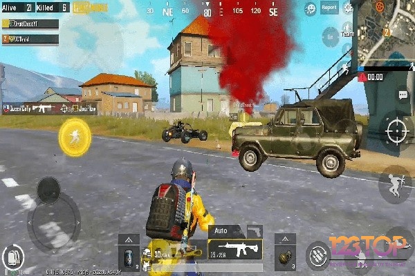 PUBG Mobile game thủ được đưa vào một trận chiến kịch tính