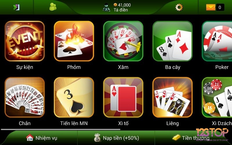 Game cá cược online - Đánh bài Online