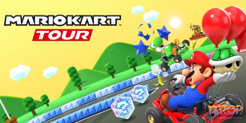 Game hay trên điện thoại miễn phí đua xe sắc nét Mario Kart Tour