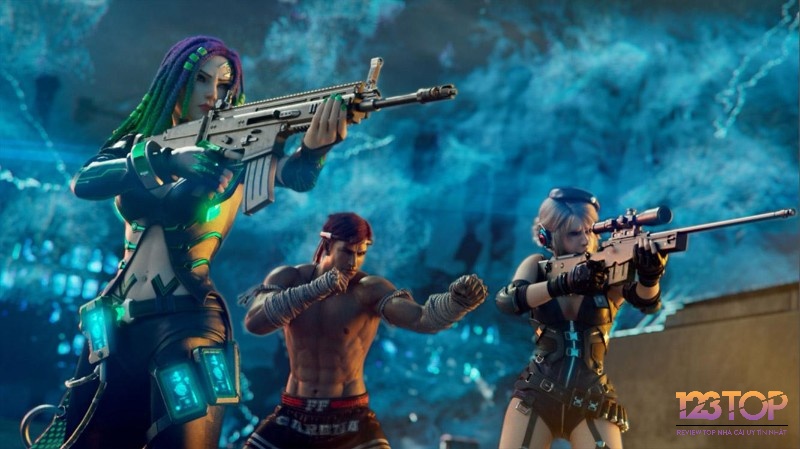 Cách chơi Free Fire hiệu quả là chọn vị trí hạ cánh tốt, loot nhanh vũ khí và trang bị để sinh tồn