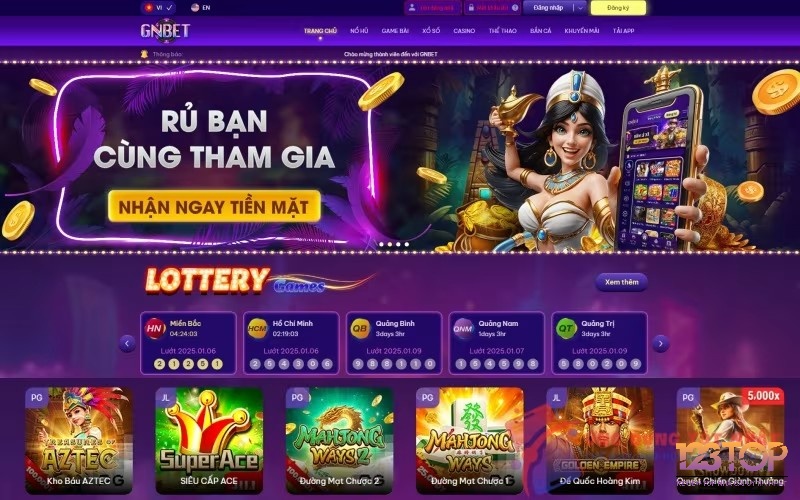 Đăng ký Gnbet thành công đăng nhập và trải nghiệm