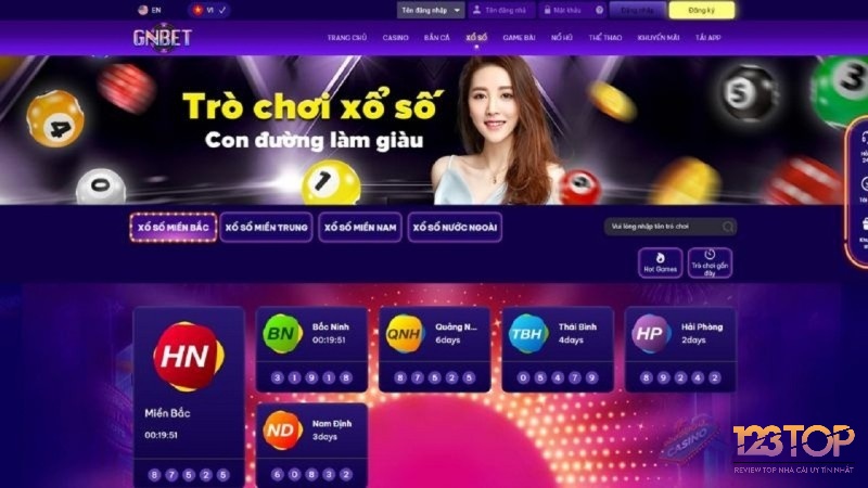Hệ thống trò chơi xổ số đa dạng hấp dẫn