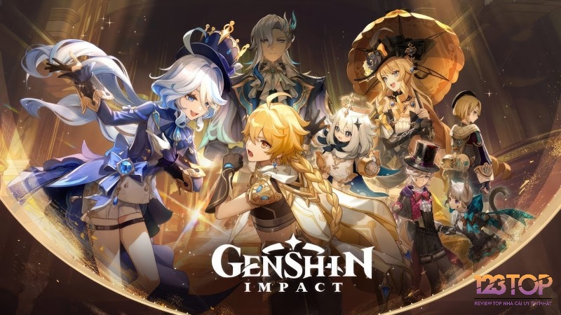 Genshin Impact – tựa game nhập vai thế giới mở với đồ họa anime cực kỳ đẹp mắt.