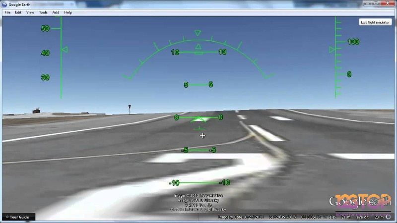 Game hay trên google Earth Flight Simulator