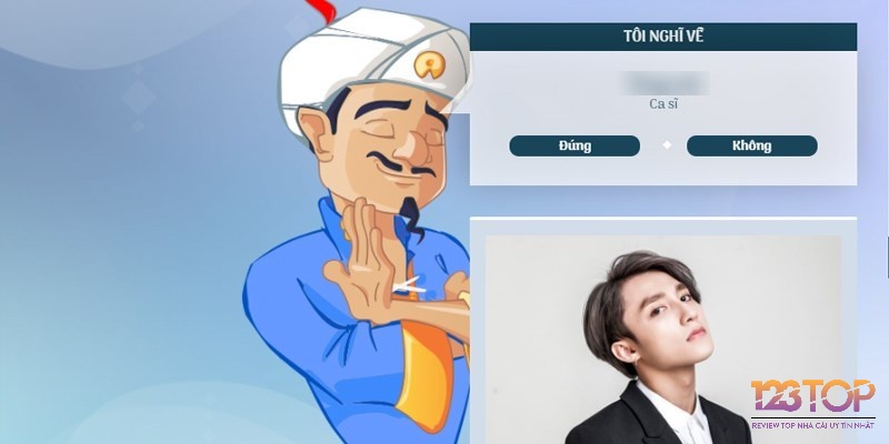 Chọn nhân vật rõ nét và trả lời chính xác