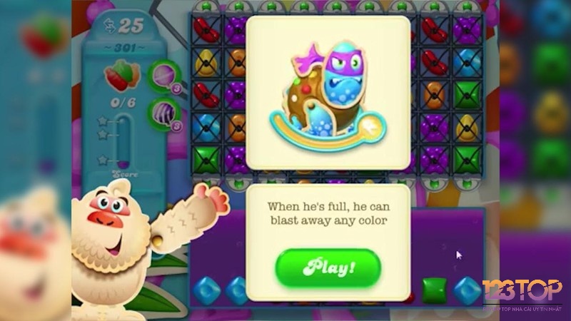 Mục tiêu, lượt và điểm số giúp bạn kiểm soát game