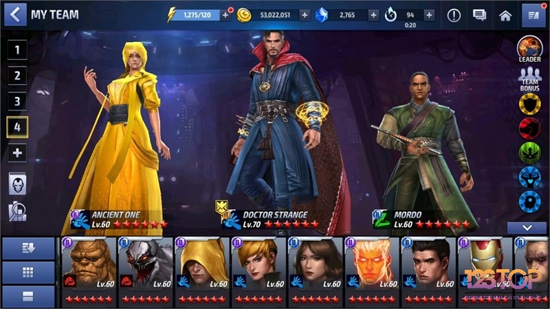 Game Marvel Future Fight có lối chơi nhập vai kết hợp hành động theo thời gian thực hấp dẫn